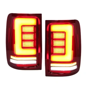 Car Led Tail Light for VW Amarok LED Taillight V6 Assembly with Dynamic Parking Brake Turn Signal Reverse Auto Lamp