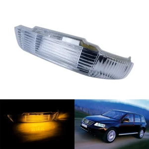 Car Left Rearview Mirror Lamp Assembly 7L6949101 Amber LED Side Mirror Turn signal Light for VW Touareg