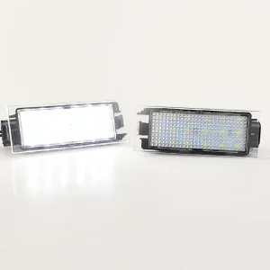 Car License Plate Led Pendant Lights for Vel Satis Twingo Clio Espace Laguna Master Megane Car Plate Number Light