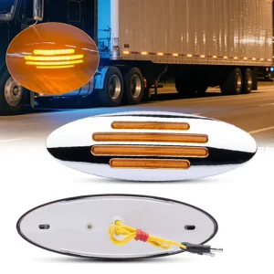 Car Light 6” Oval Factory Newest Truck Lamp Side Marker Led Light DC12/24V
