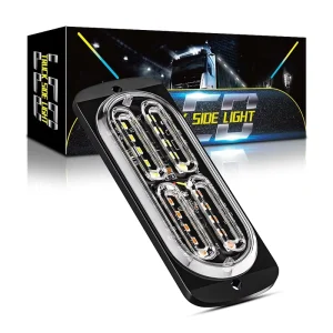 Car Light Accessories 12-24V Super Bright Flash 20LED Warning Strobe Lights Truck Vehicle Strobe Side LED Marker Light