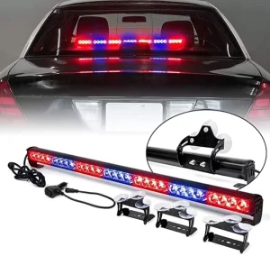 Car Light Accessories 26 Flashing Patterns Emergency Warning Windshield Strobe Lights for Vehicles