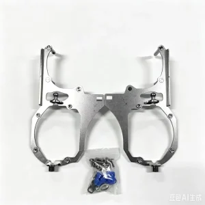 Car Light Accessories 3.0 Lens Mounts Car Headlight Projector Lens Bracket Frame for BMW X3 X4 4 Lens Version