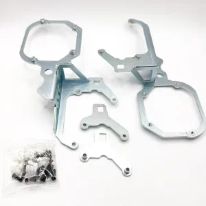 Car Light Accessories LED Projector Lens Bracket Frame for Lexus GX470 4 Projectors Adapter Framework