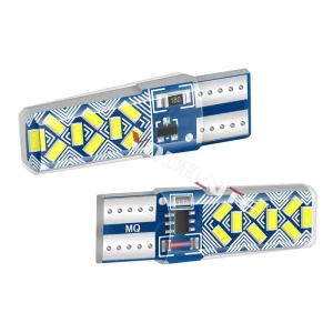 Car Light Bulb T10 3014 18SMD Strobe Flash Canbus LED Bulb License Plate Width Dome Lamp Interior Lights Silicone Auto T10 LED