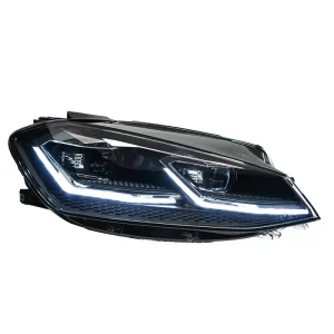 Car Light For Volkswagen Golf 7.5 Led Headlight Assembly Upgrade Golf 7.5 Style Led Sequential Turn Signal Headlamp