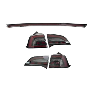 Car Light LED Tail Lamp Rear Turn Signal Brake Lights with Full Width Tail Lights for Tesla Model 3 Y Accessories