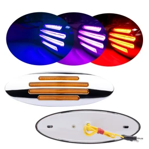 Car Light Oval Factory Truck Lamp Side Marker Led Light DC12/24V Truck Decorative Light