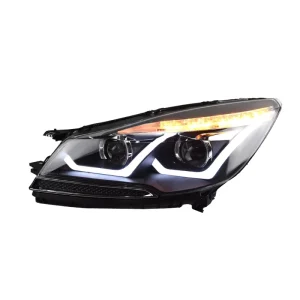 Car Light for Ford Kuga Escape LED Auto Headlight Assembly Upgrade Bifocal Lens Front Lamp Accessories
