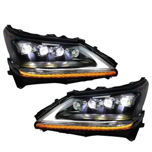Car Light for Lexus LX570 LED Auto Headlight Assembly Upgrade Crystal Bifocal 4 Lens Front Lamp Accessories