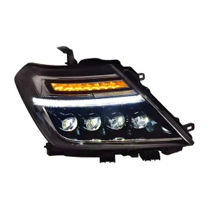 Car Light for Nissan Patrol Y62 LED Auto Headlight Assembly Upgrade Crystal Projector 4 Lens Accessories