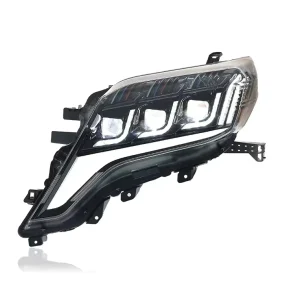 Car Light for Toyota Land Cruiser Prado Headlight Front Light Upgrade Led Lamps DRL Auto Part Head Lamp