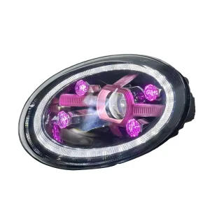 Car Light for Volkswagen Beetle LED Auto Headlights Assembly Upgrade Crystal Diamond Design Bifocal Lens Accessories