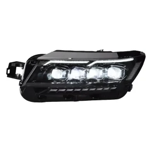 Car Light for Volkswagen VW Passat USA Version LED Auto Headlight Assembly Upgrade Crystal Bifocal 4 Lens Front Lamp