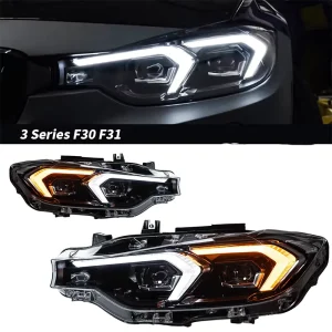 Car Lights Assembly DRL High Low Beam Plug and Play Front Head Lamp Upgrade LED Headlight for BMW 3 Series F30 F31 F35
