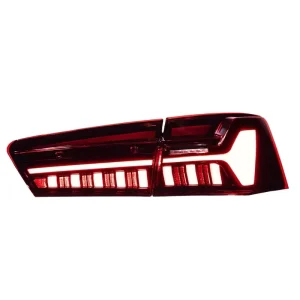 Car Lights Audi A6 C7 LED Tail Light Red 3000 Lm 36W Dynamic Signal Stop Brake Reverse Automotive Accessories