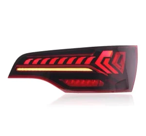Car Lights Audi Q7 LED Tail Light Dynamic Signal Animation Rear Trunk Stop Brake 12V 4000 Lm 3000K 36W