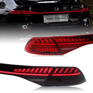 Car Lights For Honda 11th Gen Accord LED Tail Lamp Dynamic Turn Signal Light Car Through Taillights Assembly