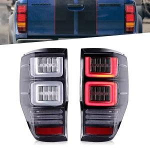 Car Lights LED Tail Lamp Assembly for Ranger With Moving Tuled T6 T7 Car Tail Lights for Ford Ranger Taillight