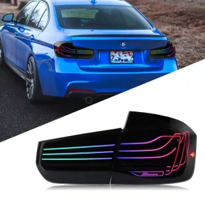 Car Lights for BMW 3 Series F30 CSL RGB Taillights LED Tail Lamp Dynamic Turn Signal Light Car Taillights Assembly