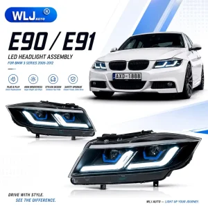 Car Lights for BMW E90 Headlight Projector Lens 3 Series 330i 320i Signal Head Lamp LED Headlights Drl Automotive Accessories