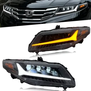 Car Lights for Honda City LED Headlights Upgrade LED Projector Headlamp Daytime Running Light Automotive Accessories