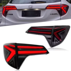 Car Lights for Honda HRV Vezel Taillights LED Tail Lamp Dynamic Turn Signal Light Car Taillights Assembly