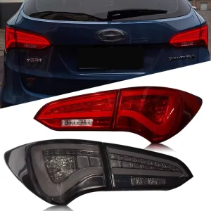Car Lights for Hyundai IX45 Santa Fe Taillights LED Tail Lamp Dynamic Turn Signal Light Car Taillights Assembly