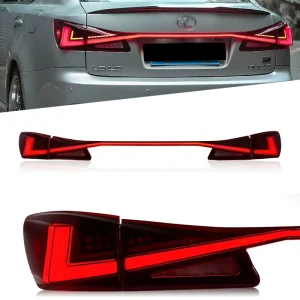 Car Lights for Lexus IS IS250 IS300 LED Tail Lamp Dynamic Turn Signal Light Car Through Taillights Assembly