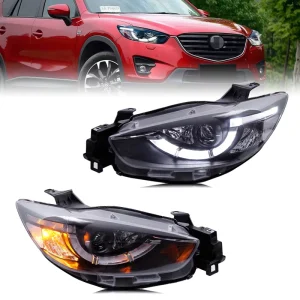 Car Lights for Mazda CX 5 Headlight LED Projetor Head Lamp Daytime Running Light Automotive Accessories