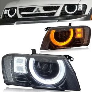 Car Lights for Mitsubishi Pajero V73 V75 V77 LED Projetor Headlamp Daytime Running Light Automotive Accessories