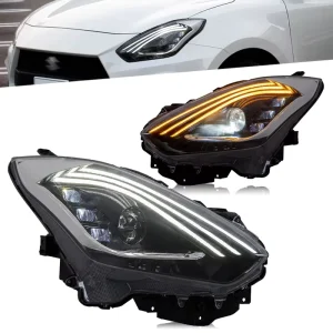 Car Lights for Suzuki Swift LED Headlights LED Projetor Headlamp Daytime Running Light Automotive Accessories