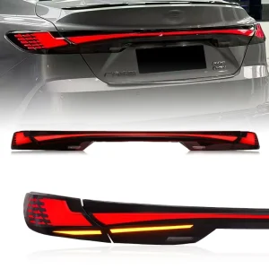 Car Lights for Toyota 9th Gen Camry LED Tail Lamp Dynamic Turn Signal Light Car Through Taillights Assembly
