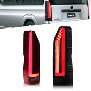Car Lights for Toyota Hiace Taillights Hiace LED Tail Lamp Dynamic Turn Signal Light Car Taillights Assembly