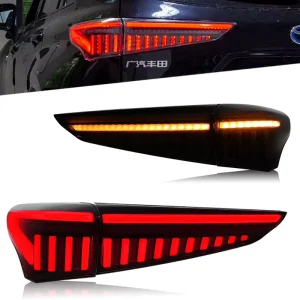 Car Lights for Toyota Highlander Crown Kluger LED Tail Lamp Dynamic Turn Signal Light Car Taillights Assembly