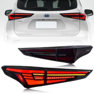Car Lights for Toyota Highlander Crown Kluger LED Tail Lamp Dynamic Turn Signal Light Car Taillights Assembly