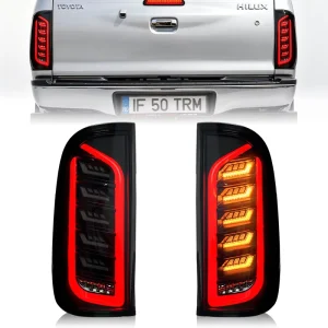 Car Lights for Toyota Hilux Vigo Taillights Upgrade LED Tail Lamp Dynamic Turn Signal Light Car Taillights Assembly