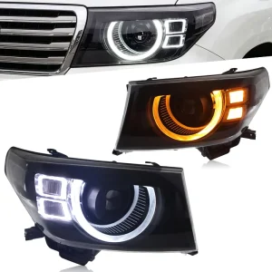 Car Lights for Toyota Land Cruiser LC200 LED Projetor Headlamp Daytime Running Light Automotive Accessories