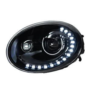 Car Lights for VW Beetle Led Headlights Dynamic Signal DRL Projector Lens Daytime Running Lights
