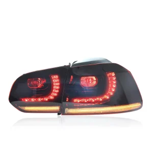 Car Lights for VW Golf 6 LED Auto Taillights Assembly Rear Dynamic Lamp Reverse Lights Accessories
