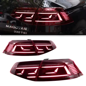 Car Lights for VW Passat B8 LED Tail Lamp Dynamic Signal Rear Stop Brake Reverse Auto Accessories Magotan 12V Voltage