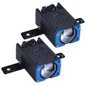 Car Middle Net Lights Motorcycle Led Headlight White Color Auxiliary Lights 140W Led Lens Front Grille Lights