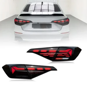 Car Modified LED Rear Lamps for Honda Civic 11th Gen Sedan Sequential Indicator Tail Lights Assembly