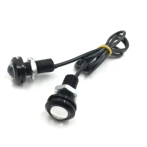 Car Motor Lamp Backup Reversing Parking Signal Light COB Reverse Bulbs 18mm 23mm Eagle Eye LED Daytime Running Turn Signal Lamp