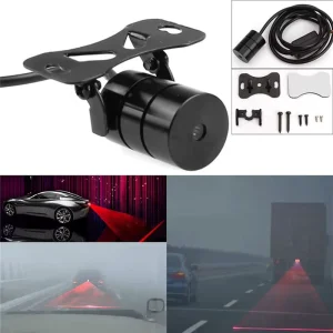 Car Motorcycle Lighting Anti Collision Rear end Car Laser Tail Fog Light Auto Brake Parking Lamp Rearing Warning Light