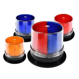 Car Mounted Magnetic LED Emergency Beacon Warning Light 12V 24V Car Charger Powered School Bus Ceiling Mounted Strobe Light