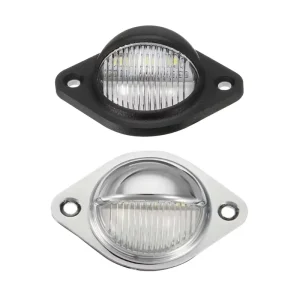 Car Number Plate 3 LED License Plate Lamp Light for Truck SUV Trailer Van Step Courtesy Lights Dome Cargo Lights