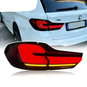 Car Old Model Upgrade to New Tail Lights LCI for BMW 5 Series Wagon Touring G31 Car Rear Lamps Plug and Play