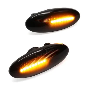 Car Parts Dynamic LED Side Marker Lights for NISSAN Qashqai Dualis Juke Micra March Terrano Turn Signal Flowing Repeaters Bulb