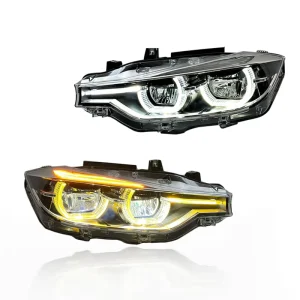 Car Parts Plug-and-Play 12V 36W LED Headlight for BMW F30 F35 DRL Daytime Running Lights Feature Yellow-White Design